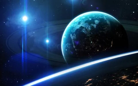 Abstract cosmos background - space. Elements of this image furnished by NASA イラスト素材