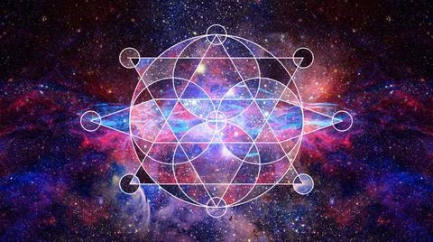 Abstract cosmos geometric background. Elements of this image furnished by ... Stock Photos