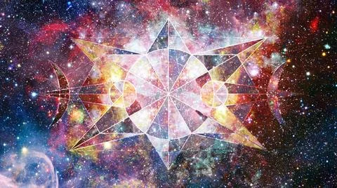 Abstract cosmos geometric background. Elements of this image furnished by ... Stock Photos