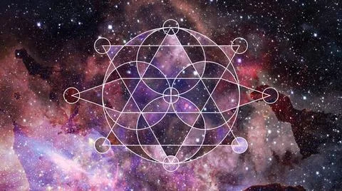 Abstract cosmos geometric background. Elements of this image furnished by ... Stock Photos