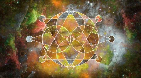 Abstract cosmos geometric background. Elements of this image furnished by ... Stock Photos