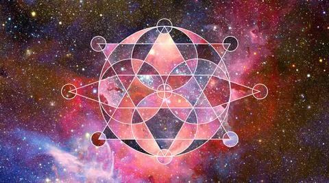 Abstract cosmos geometric background. Elements of this image furnished by ... Stock Photos