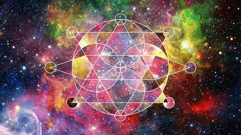 Abstract cosmos geometric background. Elements of this image furnished by ... Stock Photos