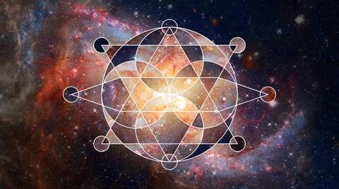 Abstract cosmos geometric background. Elements of this image furnished by ... Stock Photos