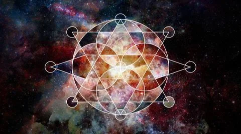 Abstract cosmos geometric background. Elements of this image furnished by ... Stock Photos