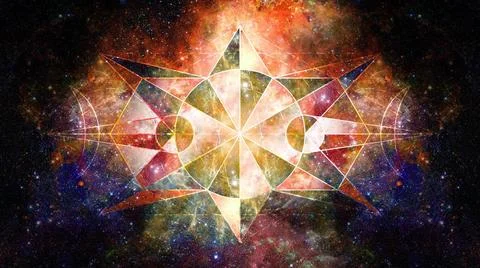 Abstract cosmos geometric background. Elements of this image furnished by ... 스톡 사진