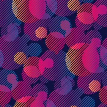 Abstract cosmos inspired seamless pattern Illustrazione stock