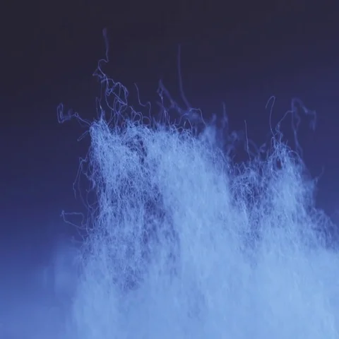 Abstract cotton moving in wind Stock Footage 69491542