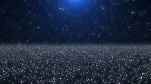 An abstract cotton ocean of teeming chaotically moving particles 1 Stock Footage 277905993