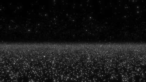 An abstract cotton ocean of teeming chaotically moving particles Stock Footage 277906126