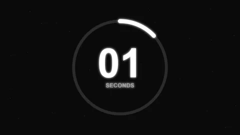 Abstract Countdown Clean Minimal Progress Graphic Background with Aurora Gr.. Stock Footage 340376070