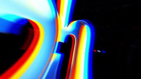 Abstract countdown Ten to Zero seconds glow blue glitch text Stock-Footage 272921281