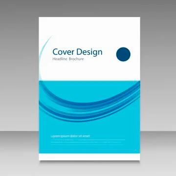 Abstract cover brochure background Stock Illustration