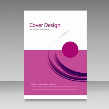 Abstract cover brochure background Stock Illustration