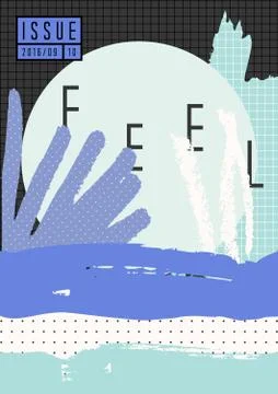 Abstract Cover Design Stock Illustration