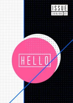Abstract Cover Design Stock-Illustration