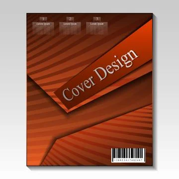 Abstract cover design.Vector template. Stock Illustration