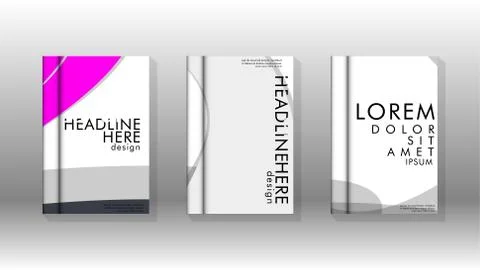 Abstract cover with liquid elements. book design concept. Futuristic business 库存插图