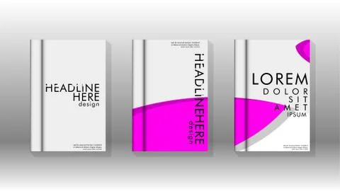 Abstract cover with liquid elements. book design concept. Futuristic business Illustrazione stock