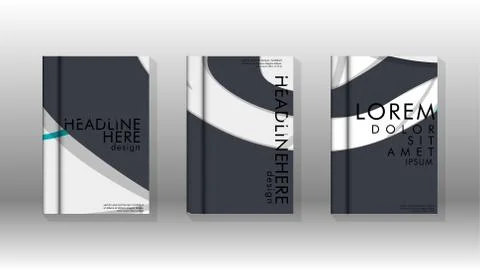 Abstract cover with liquid elements. book design concept. Futuristic business イラスト素材