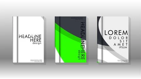 Abstract cover with liquid elements. book design concept. Futuristic business 库存插图