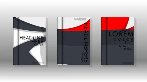 Abstract cover with liquid elements. book design concept. Futuristic business 库存插图