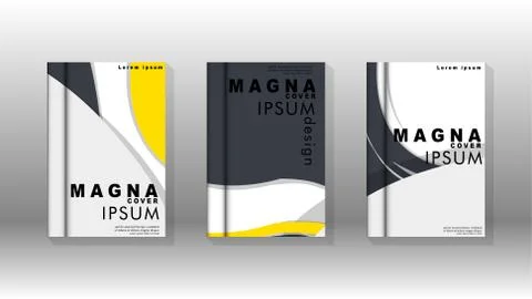 Abstract cover with liquid elements. book design concept. Futuristic business 库存插图