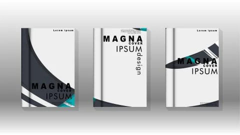Abstract cover with liquid elements. book design concept. Futuristic business 库存插图