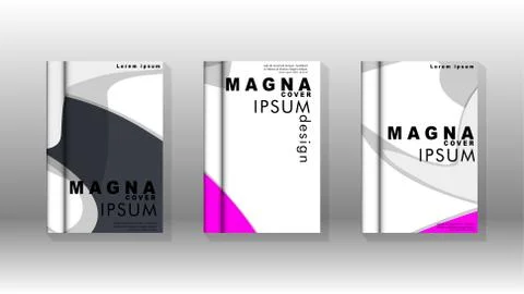 Abstract cover with liquid elements. book design concept. Futuristic business イラスト素材
