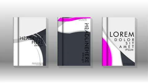 Abstract cover with liquid elements. book design concept. Futuristic business イラスト素材