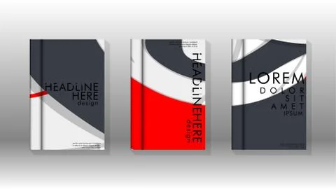 Abstract cover with liquid elements. book design concept. Futuristic business 库存插图