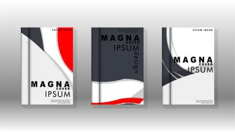 Abstract cover with liquid elements. book design concept. Futuristic business Stock Illustration
