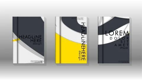 Abstract cover with liquid elements. book design concept. Futuristic business Stock Illustration