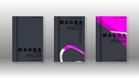 Abstract cover with liquid elements. book design concept. Futuristic business 库存插图