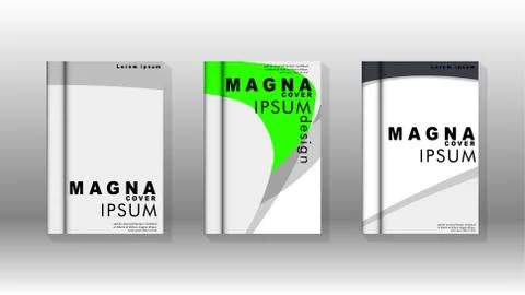 Abstract cover with liquid elements. book design concept. Futuristic business Stockillustratie