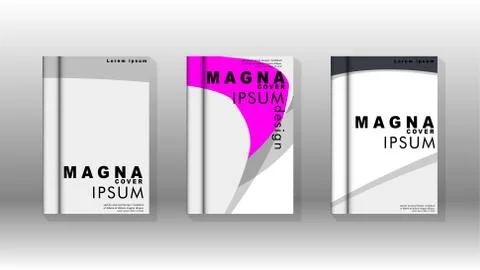 Abstract cover with liquid elements. book design concept. Futuristic business 库存插图