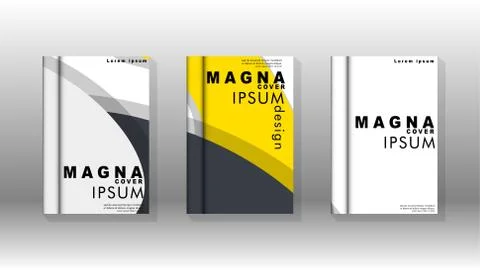 Abstract cover with liquid elements. book design concept. Futuristic business Stock Illustration