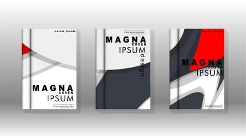 Abstract cover with liquid elements. book design concept. Futuristic business 库存插图