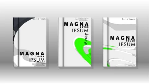Abstract cover with liquid elements. book design concept. Futuristic business 库存插图
