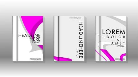 Abstract cover with liquid elements. book design concept. Futuristic business 库存插图