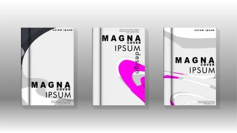 Abstract cover with liquid elements. book design concept. Futuristic business 库存插图