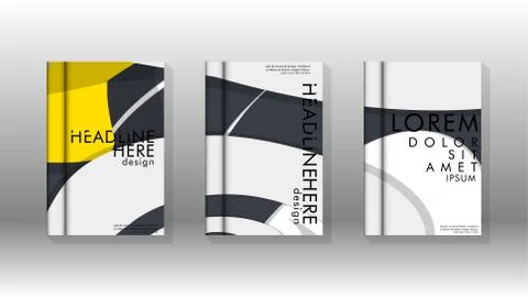 Abstract cover with liquid elements. book design concept. Futuristic business 库存插图