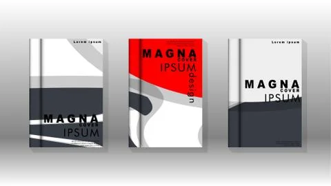 Abstract cover with liquid elements. book design concept. Futuristic business Stockillustratie