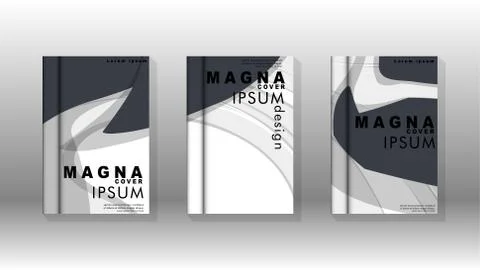 Abstract cover with liquid elements. book design concept. Futuristic business 스톡 일러스트