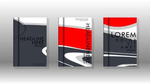Abstract cover with liquid elements. book design concept. Futuristic business 库存插图