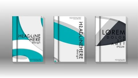 Abstract cover with liquid elements. book design concept. Futuristic business 库存插图