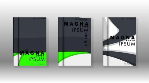 Abstract cover with liquid elements. book design concept. Futuristic business Stock Illustration