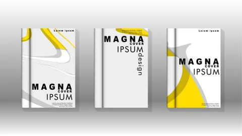 Abstract cover with liquid elements. book design concept. Futuristic business Stockillustratie