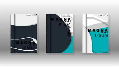 Abstract cover with liquid elements. book design concept. Futuristic business 스톡 일러스트