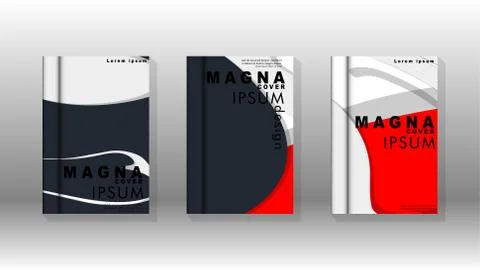 Abstract cover with liquid elements. book design concept. Futuristic business 库存插图